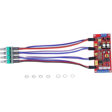Klangregler HIFI NE5532 Vorverstärkermodul Bass Höhen Balance Lautstärke (1/4)