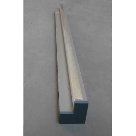 Applique plafonnier gris argent 1200x70x70mm module LED 28W 3000K culot G5 alim intégrée IP43 L-LINE 120 SLV DECLIC