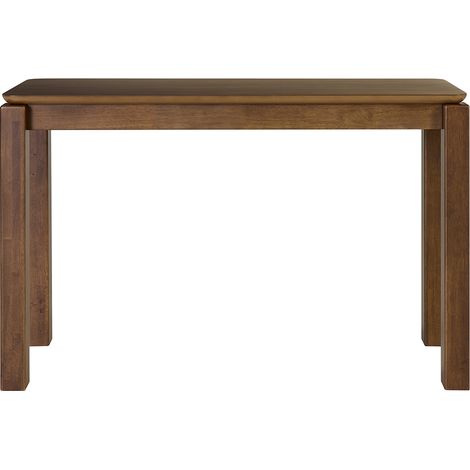 Console aus dunklem Holz Nussbaum, L120 cm RAYA