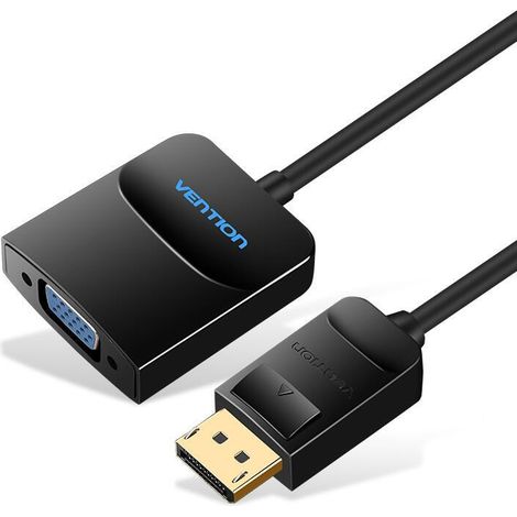 Adaptador Mini Display Port a HDMI Vention HBFBB Negro 15 cm (1/4)