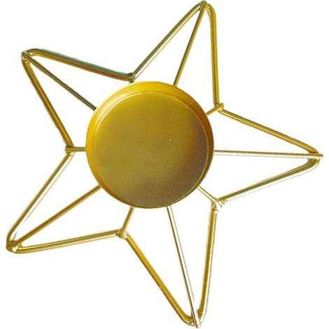 Can Hold Candles, Metal Candle Holder for Home Decor, Sturdy Iron Stand, Small and Compact for Wedding Parties (1/4)