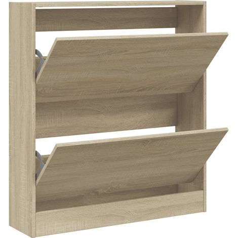 Maison Exclusive - Scarpiera Rovere Sonoma 80x21x87,5 cm in Legno Multistrato
