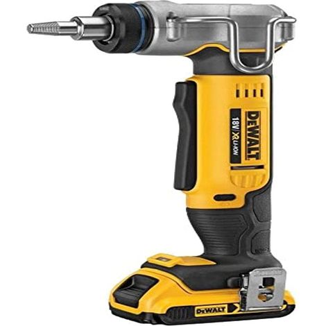 DeWalt DCE400D2-QW-Expander de Tube XR 18V con 2 batterie Li-Ion da 2Ah, inclusa testa da Ø16,20 e 25 mm e valigetta TSTAK.