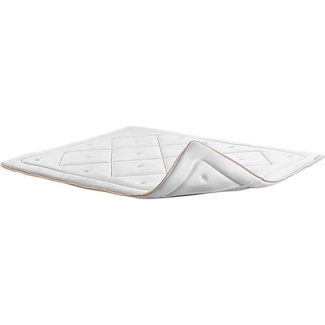 Topper Visco Gel 5 cm Efecto Fresco Alta Transpirabilidad Adaptable Confort Extra Fijación 160x190 cm (1/4)