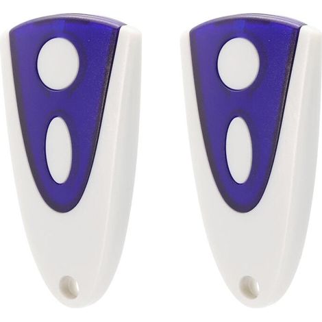 Set of 2 garage door remote controls, compatible with Novoferm Novotron 502 MAX43-2 Novotron 512 MIX43-2 433.92 MHz, (1/5)