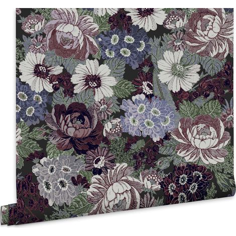 Laura Ashley Honnington Peonies Vliestapete Lila 10mx52cm