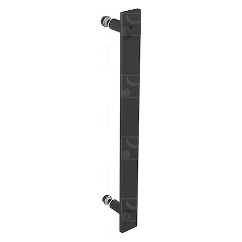 Maniglia mezzo bastone Roc Design - 356 mm - Nero - MANTION SAS - D-10B (1/2)