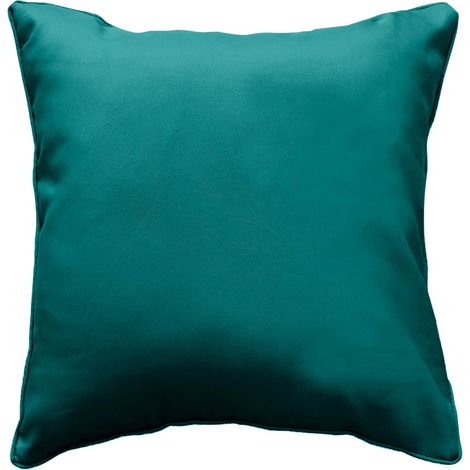 Coussin Déco "Essentiel" 40x40cm Bleu Paon