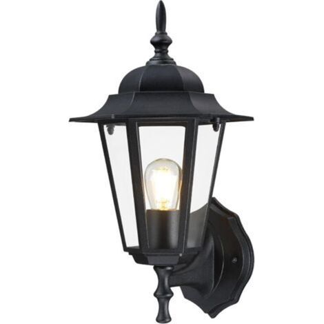 LED Classico, 60 W, E27-Leuchtmittel, Schwarz [Energieklasse A++]