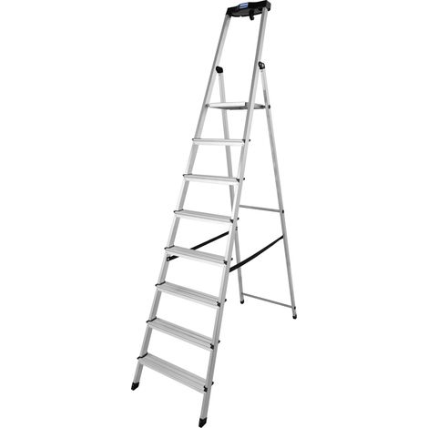 Krause Safety Stufenstehleiter 8 Stufen (1/5)