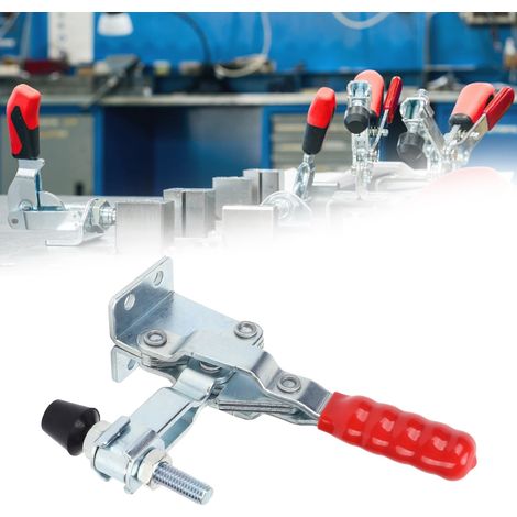 Étau Horizontal GH-101-D avec Manche Plastique pour Fixation Métal/Circuit (10x15cm, Force 180kg, Kit Vis Inclus) (1/5)