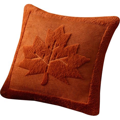 Funda de cojín con estampado de calabaza, protector de cojín, -1