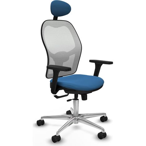 Sedia da ufficio piqueras y crespo Jorquera bianco similpelle (1/2)