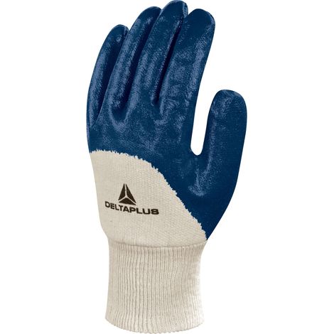 Guante de protección delta plus ni150 recubrimiento nitrilo elástico