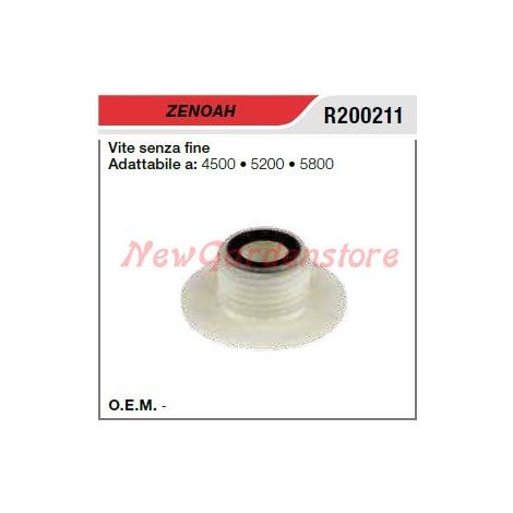Tornillo sinfín ZENOAH para motosierra 4500 5200 5800 R200211