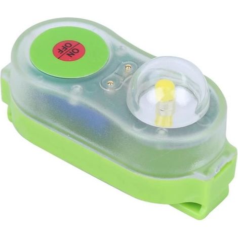 Lampe de gilet de sauvetage lumière LED au lithium JHYD-I lampe de poche auto-éclairante à l\'eau de mer lampe (Cyan ) (1/4)