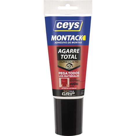 CEYS Adhésif de Montage Ultra-Rapide Montack Immédiat Grand Tube 260g 507241 (1/2)