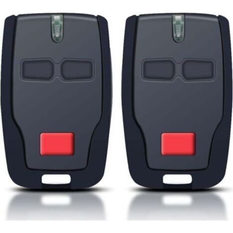 Telecommande porte de garage pour BFT Mitto 2 B RCB,433 MHz télécommande 2 canaux pourRolling BFT Mitto 2, Kleio, Ghibli, TRC 2, Kleio, Ghibli, TR(2PCS)