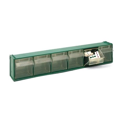 CASSETTIERA SOVRAPPONIBILE IN PP FOX 102 - MM 600x94x H.112 Misura: Verde LxPxH mm 600x94xH.112