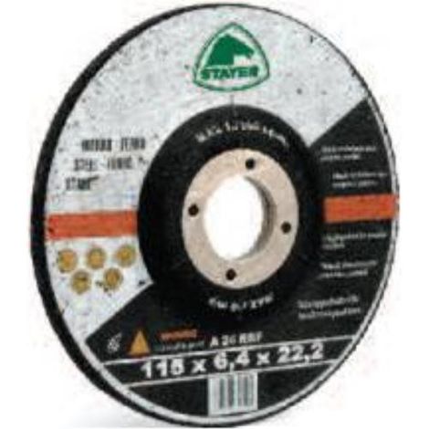 Disque inox extra-fin standard A60TBF-41 pour coupe de matériaux ferreux (12250 RPM) Ø125x1x22,23mm