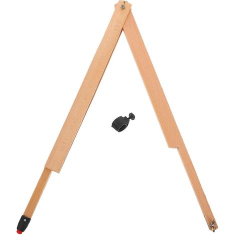 Compas pour tableau blanc, outil de dessin géométrique avec porte-craie, matériau en bois, 48 x 3 x 3 cm, 1 pièce (1/5)