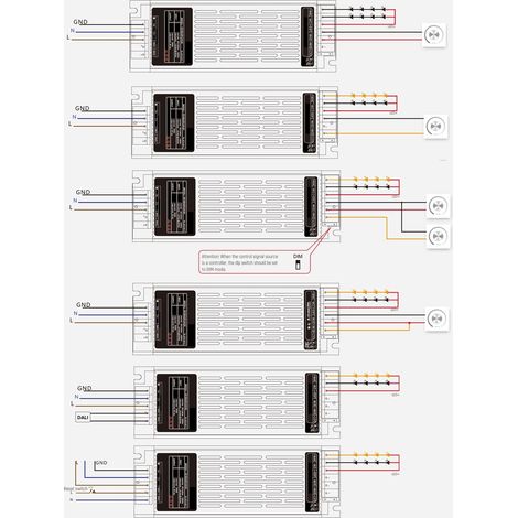 Fuente de Alimentación 24V DC Regulable DALI/PUSH/0-10V 100 W (1/3)