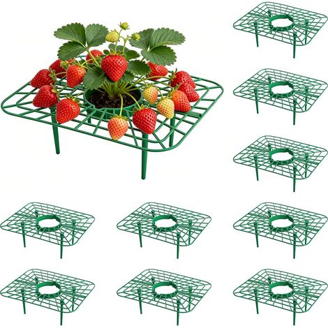 Lot de 10 suppots de potection pou faises, caés, âpes à faises, étagèe amovible, potection conte les escagots et potection pou faises, légumes, tomates (1/4)