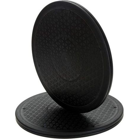 Lot de 2 Heavy Duty Rotation à 360 Degrés Support de roulements à Billes en Acier Plateau Rotatif Pivotant pour TV enceintes écrans appareils de cuisine - 30,5cm (1/5)