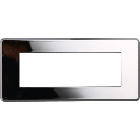 ETTROIT AN87613 6P Plaque fine en chrome poli compatible avec Bticino Axolute Air