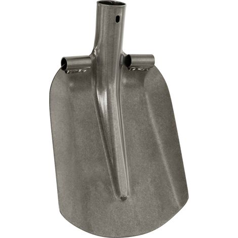vidaXL Tête de pelle Argent 33 x 21 cm Acier enduit de poudre (1/5)