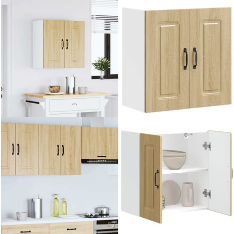 vidaXL Küchen-Hängeschrank Kalmar Sonoma-Eiche Holzwerkstoff (1/5)