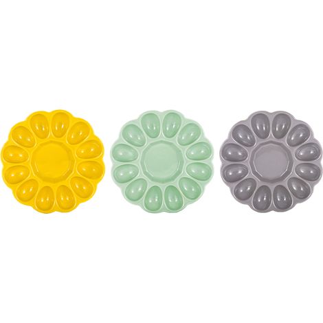 Plato de huevos clásico de NBC, MEZCLA DE 3 COLORES1