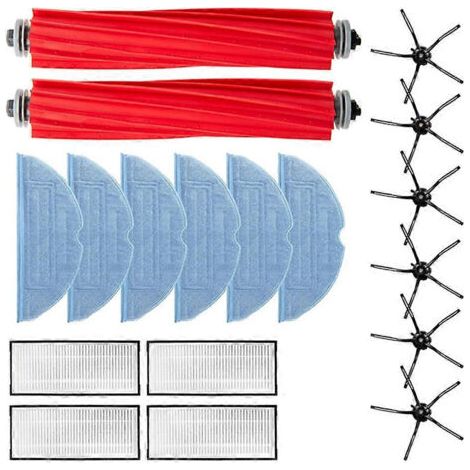 BARKBUSTERS Pièces détachées pour aspirateur Roborock S7, S7 Plus, S7 MaxV, S7 MaxV Ultra, S7 Pro Ultra : filtre HEPA, chiffon de nettoyage, brosse principale et autres éléments. (1/5)