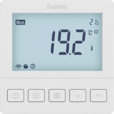 Hama Smartes Fußbodenheizungs-Thermostat, Unterputz, per App/Sprache steuern Controllo del riscaldamento a pavimento (1/5)