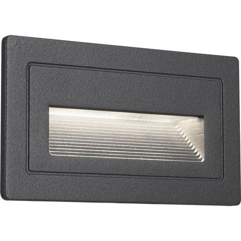 Paulmann  94383 Wandeinbauleuchte LED fest eingebaut LED    Schwarz