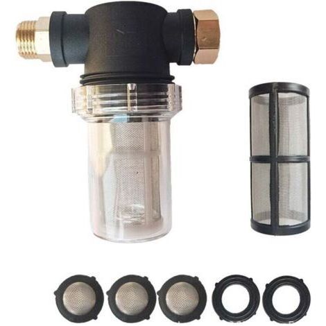 Alovez - Filtre De Tuyauterie En Acier Inoxydable, XU, 14/13cm, Pour Pulvérisation Jardin - (1/4)