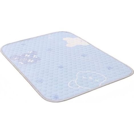 Alfombrilla refrescante de seda helada para mascotas, L, 60x45 cm, Alfombrilla refrescante de verano, Recomendada para mascotas de hasta 6 kg (1/5)