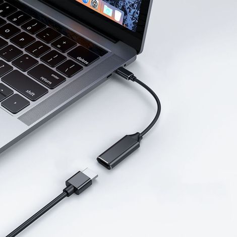 Adaptateur USB-C vers HDMI 4K 60Hz - Câble Vidéo Haute Définition 7,1 pouces Noir (1/5)