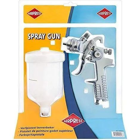 Farbspritzpistole airpress paint spray gun Düse 1.4 mm 600 ml