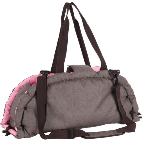 Sac de transport pliable 2 en 1 pour animaux de compagnie, sac de transport portable pour chien/chat, petit sac à main respirant pour voiture (1/5)