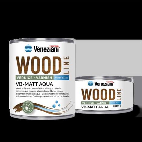 Wood Mat 1l Vernice trasparente satinata