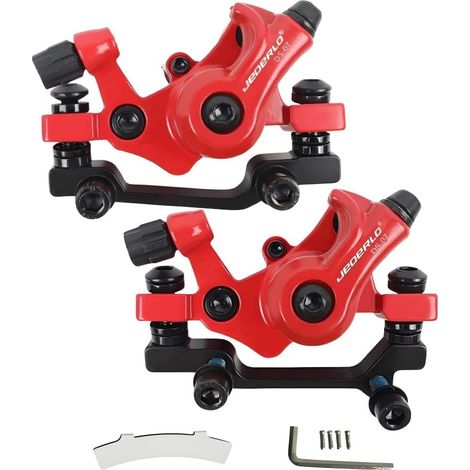 Kit de Frein à Disque pour vélo, étrier de Frein mécanique à Disque, Frein à Disque Avant et arrière Universel, Frein à Disque mécanique d'extérieur en Aluminium (1/5)