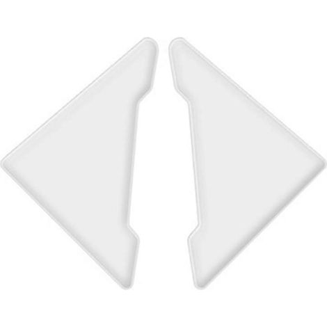 Lot de 2 protections d'angle de porte en silicone pour pare-chocs et portières, autocollants anti-collision (1/5)