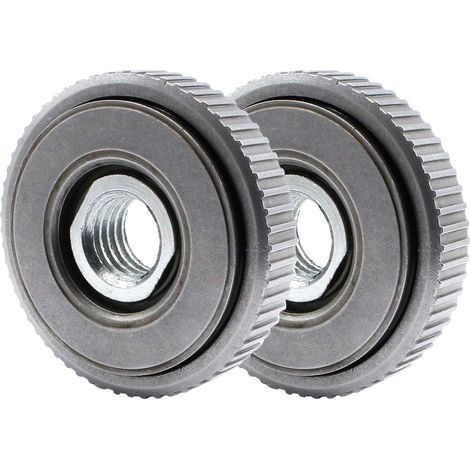 Meuleuses d'angle Bride de serrage rapide/verrouillage rapide/écrou à libération rapide M 14 pour toutes les meuleuses d'angle,1/2 pièces pour meuleuse d'angle - Accessoires pour fixation et desserrag (1/5)