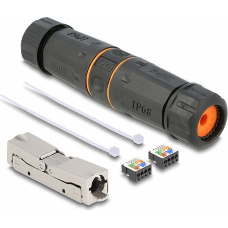 Delock réseau informatique Adaptateur [1x LSA - 1x LSA] noir (1/4)