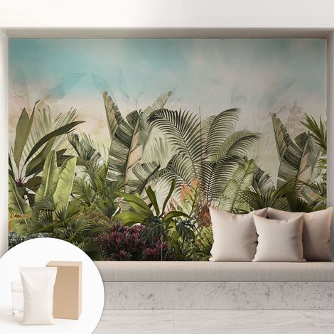 Tapete Vliestapete mit Kleber - Fototapete mit Motiv - Wandtapete modern - Wandgestaltung Tropisches Paradies 208x146 cm (1/5)