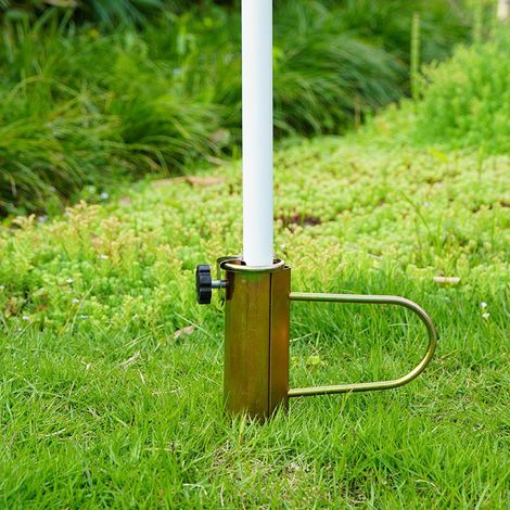 Bardusch - Pied de Parasol métal en Acier - Longueur 46 cm (1/2)