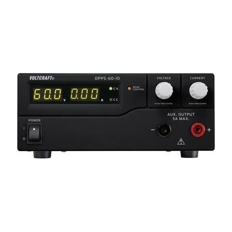VOLTCRAFT DPPS-60-10 Alimentatore da laboratorio regolabile 1 - 60 V/DC 0 - 10 A 600 W USB Programmabile Num. uscite 1 (1/2)