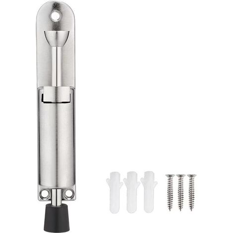 Arrêt Porte En InoxydableButée Butoir En Avec Vis Porteacier brossé1pc 3pcs Acier Inoxydable Alliage De Zinc Caoutchouc Acier (1/5)