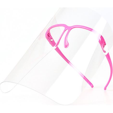 Visière de Protection - Visière de Travail légère Full Face Shield avec Contour Compatible Lunettes (1/5)